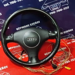 Kierownica Trójramienna z Taśmą i Wiązką Audi A6 C5 Multitronic Lift