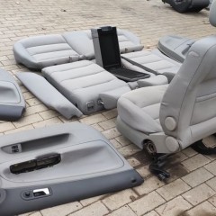 Fotel Fotele Grzane Welur Jasny Szary VW Passat B5 FL Kombi 04 Gołdap