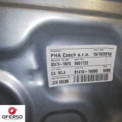 PODNOŚNIK SZYB LEWY TYŁ KIA VENGA HYUNDAI IX20