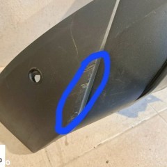 TOYOTA C-HR Zderzak Tył Spoiler Dyfuzor CHR 6 pdc