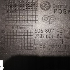 VW POLO IV 01 - ZDERZAK TYŁ TYLNY 6Q6807421