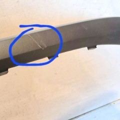 OSŁONA SPOILER PRZÓD VW POLO 2G 17 - 2GS805795