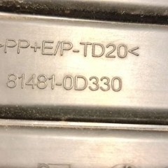 TOYOTA YARIS III KRATKA ZDERZAKA PRAWA PRZÓD